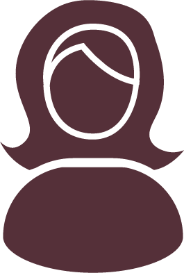 Ícone mulheres brancas subutilizadas